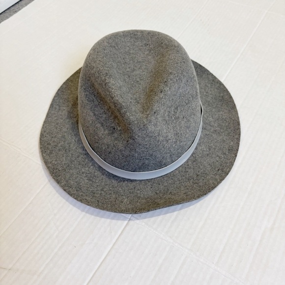 Rag and Bone 100% Wool Fedora Felted Hat Wide Brim Made in the USA Festival main image 14